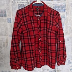 Red Flannel Talbots button down